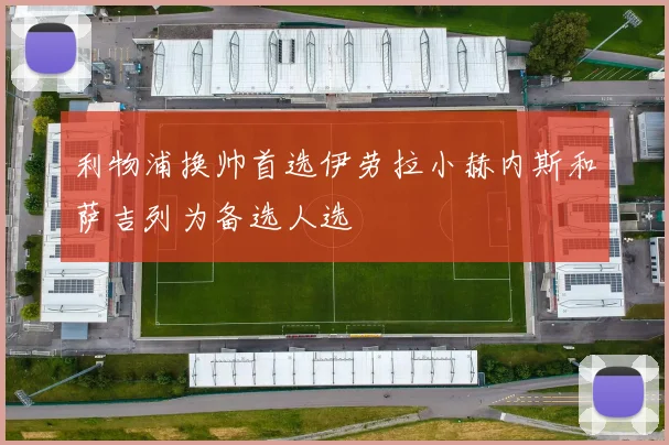 利物浦换帅首选伊劳拉小赫内斯和萨吉列为备选人选